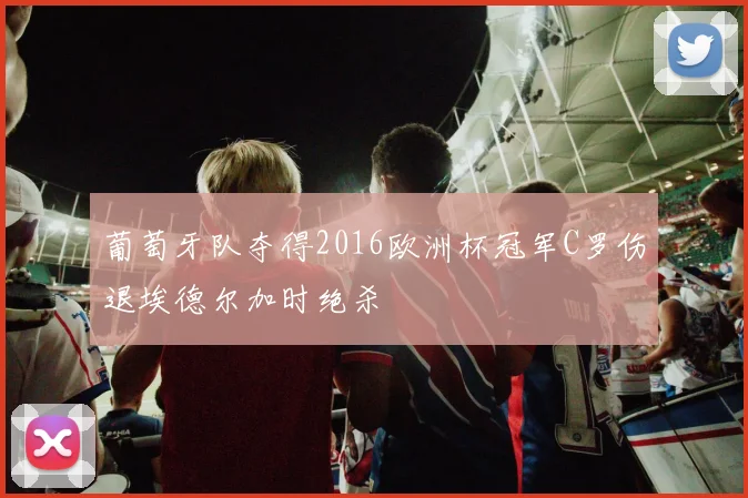 葡萄牙队夺得2016欧洲杯冠军C罗伤退埃德尔加时绝杀