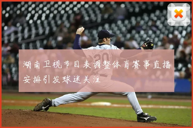 湖南卫视节目表调整体育赛事直播安排引发球迷关注